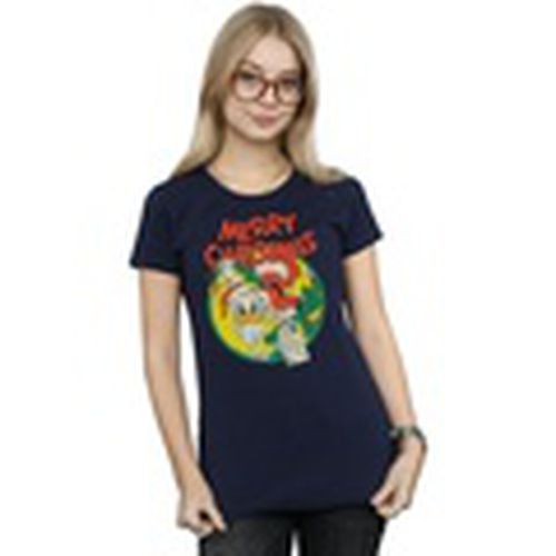 Camiseta manga larga Merry Christmas para mujer - Disney - Modalova