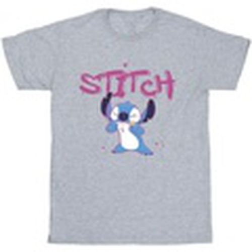 Camiseta manga larga Lilo And Stitch Graffiti para hombre - Disney - Modalova
