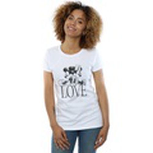 Camiseta manga larga Mickey And Minnie Mouse Love para mujer - Disney - Modalova