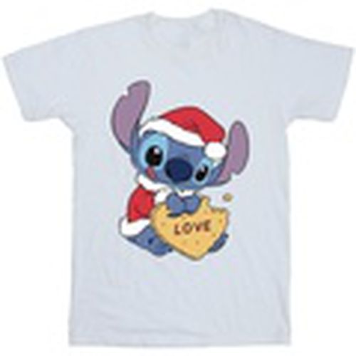 Camiseta manga larga Lilo And Stitch Christmas Love Biscuit para hombre - Disney - Modalova