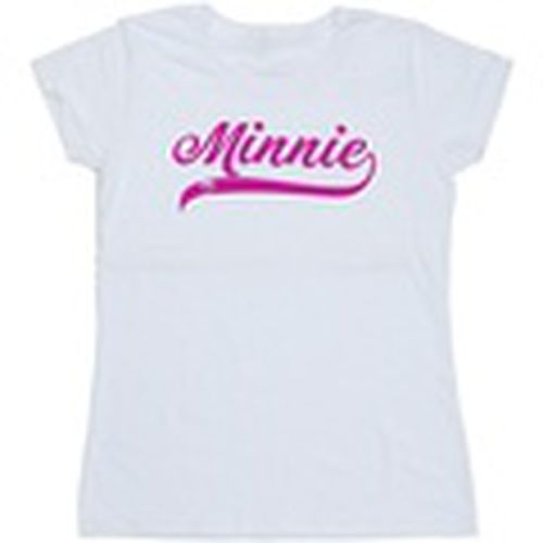 Camiseta manga larga Minnie Mouse Logo para mujer - Disney - Modalova