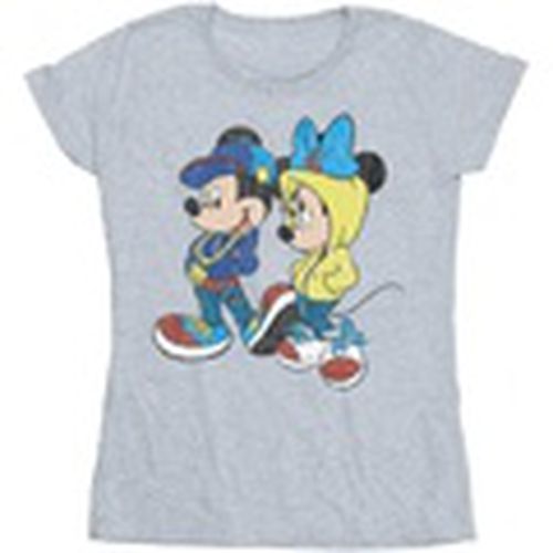 Camiseta manga larga Mickey And Minnie Mouse Pose para mujer - Disney - Modalova