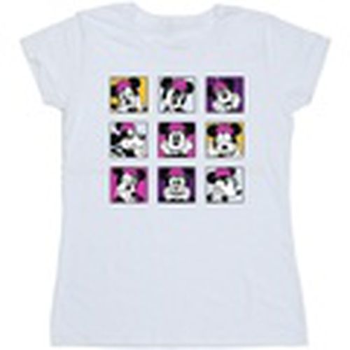 Camiseta manga larga Minnie Mouse Squares para mujer - Disney - Modalova