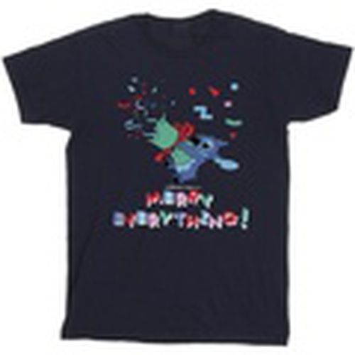 Camiseta manga larga Lilo And Stitch Stitch Merry Everything para hombre - Disney - Modalova