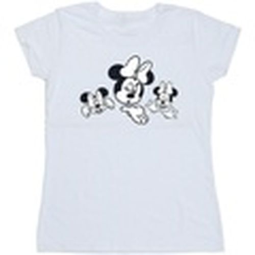 Camiseta manga larga Minnie Mouse Three Faces para mujer - Disney - Modalova