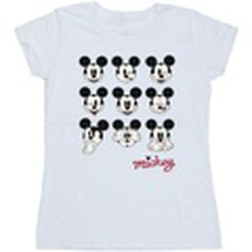 Camiseta manga larga Mickey Mouse Many Faces para mujer - Disney - Modalova