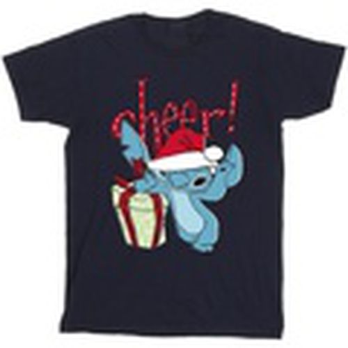 Camiseta manga larga Lilo And Stitch Cheer para hombre - Disney - Modalova