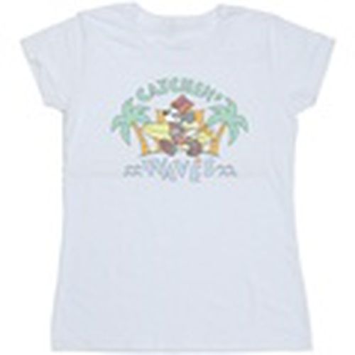 Camiseta manga larga Minnie Mouse Catchin Waves para mujer - Disney - Modalova