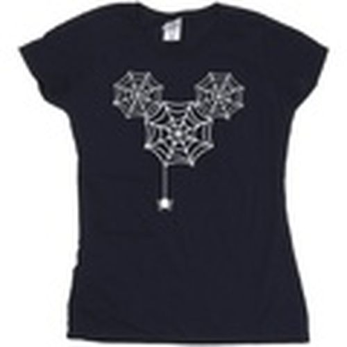 Camiseta manga larga Mickey Mouse Spider Web Head para mujer - Disney - Modalova