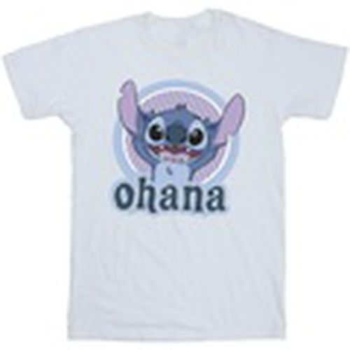 Camiseta manga larga Lilo And Stitch Ohana Circle para hombre - Disney - Modalova