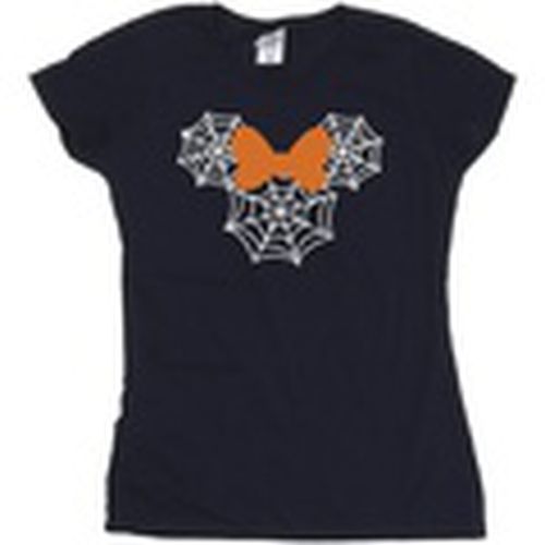 Camiseta manga larga Minnie Mouse Spider Web Head para mujer - Disney - Modalova