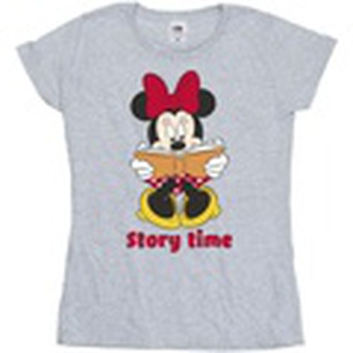 Camiseta manga larga Minnie Mouse Story Time para mujer - Disney - Modalova