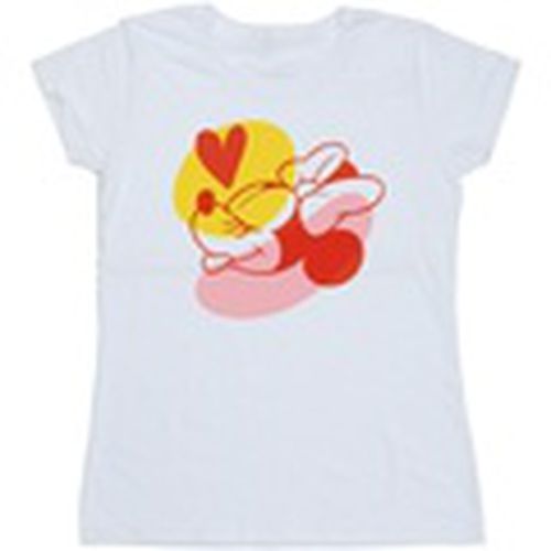 Camiseta manga larga Minnie Mouse Tongue Heart para mujer - Disney - Modalova
