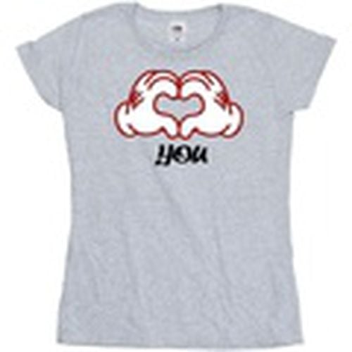 Camiseta manga larga Love You Hands para mujer - Disney - Modalova