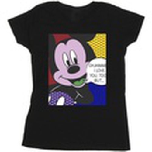 Camiseta manga larga Mickey Mouse Oh Minnie Pop Art para mujer - Disney - Modalova
