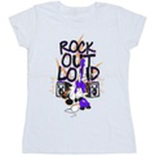 Camiseta manga larga Mickey Mouse Rock Out Loud para mujer - Disney - Modalova