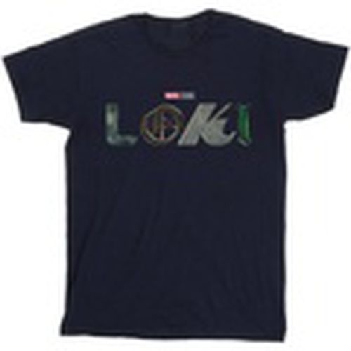 Camiseta manga larga Loki Logo para hombre - Marvel - Modalova