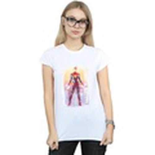 Camiseta manga larga Captain Watercolour para mujer - Marvel - Modalova