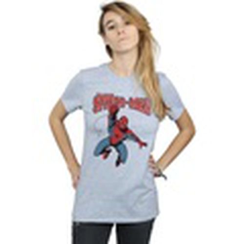 Camiseta manga larga Spider-Man Leap para mujer - Marvel - Modalova