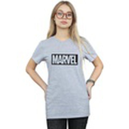 Camiseta manga larga Logo Outline para mujer - Marvel - Modalova