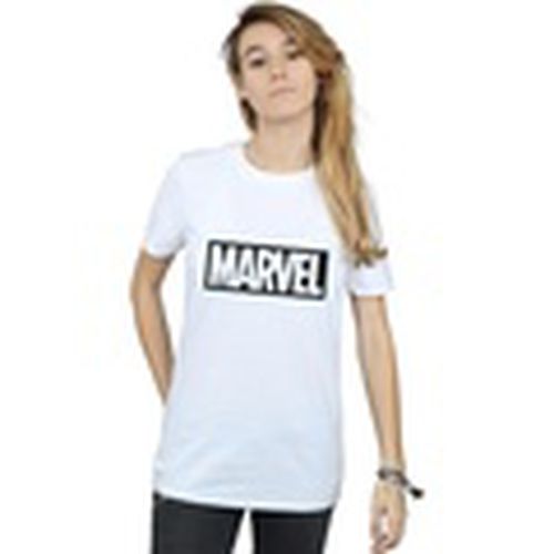 Camiseta manga larga Logo Outline para mujer - Marvel - Modalova