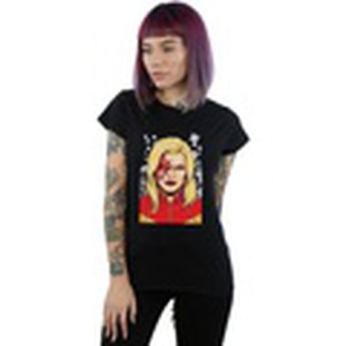 Camiseta manga larga Captain Glam para mujer - Marvel - Modalova