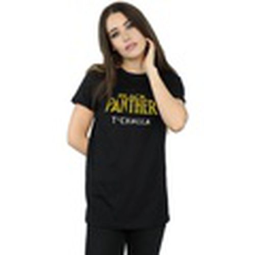 Camiseta manga larga Black Panther AKA T'Challa para mujer - Marvel - Modalova