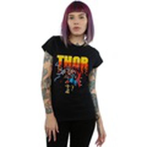 Camiseta manga larga Thor Pixelated para mujer - Marvel - Modalova