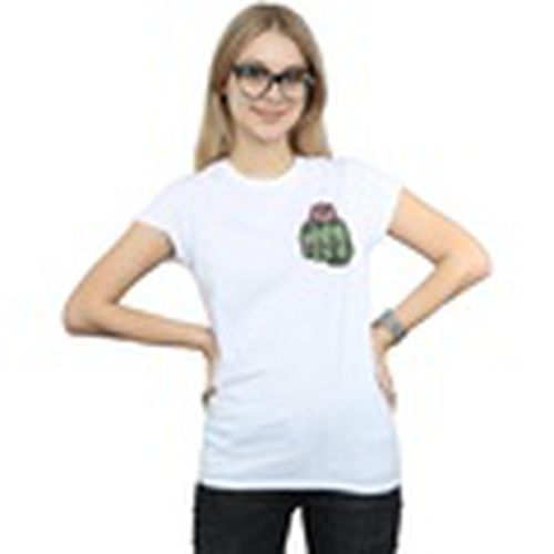 Camiseta manga larga Hulk Tattoo Fist Breast Print para mujer - Marvel - Modalova