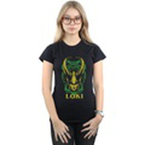 Camiseta manga larga Loki Badge para mujer - Marvel - Modalova