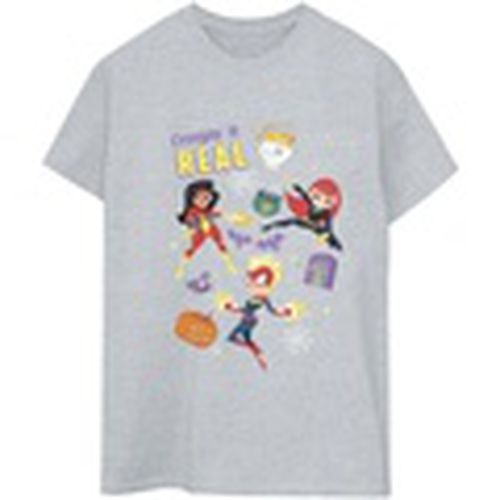 Camiseta manga larga Creepin It Real para mujer - Marvel - Modalova