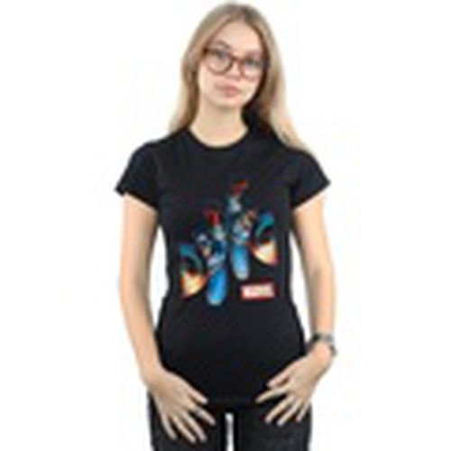 Camiseta manga larga Side By Side para mujer - Marvel - Modalova