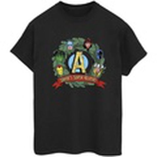 Camiseta manga larga Santa's Super Helpers para mujer - Marvel - Modalova