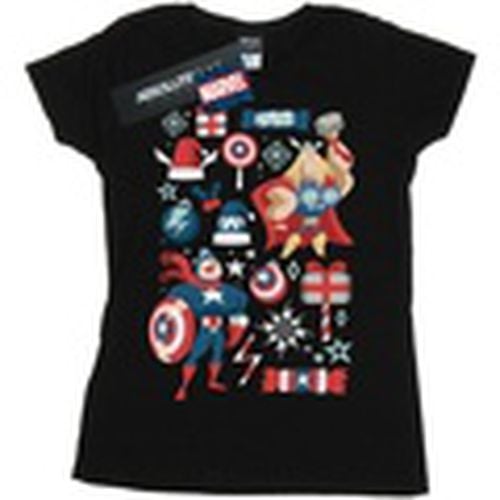 Camiseta manga larga Christmas Day para mujer - Marvel - Modalova