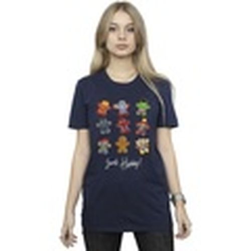 Camiseta Gingerbread Avengers para mujer - Marvel - Modalova