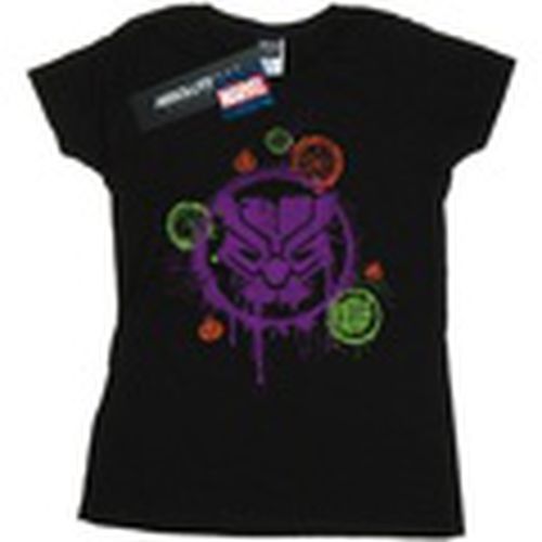 Camiseta manga larga Avengers Panther Halloween Icon para mujer - Marvel - Modalova