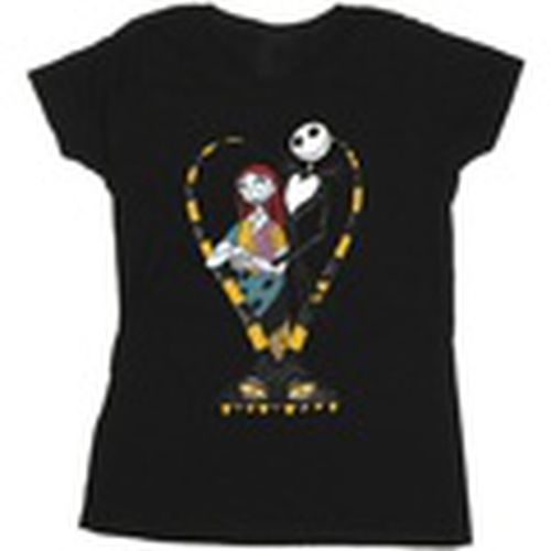 Camiseta manga larga Heart Jack para mujer - Nightmare Before Christmas - Modalova