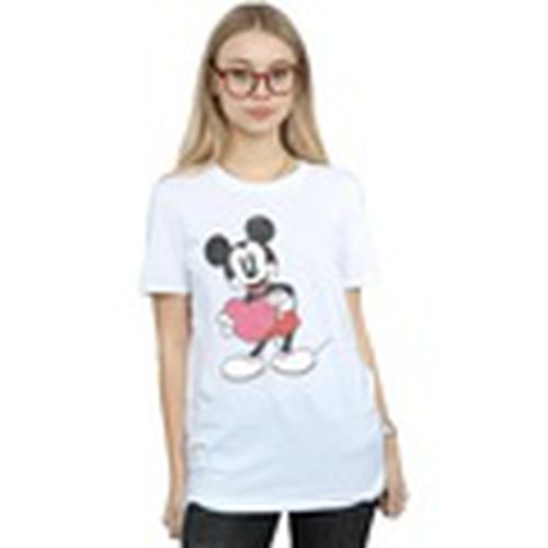 Camiseta manga larga Mickey Mouse Valentine Heart para mujer - Disney - Modalova