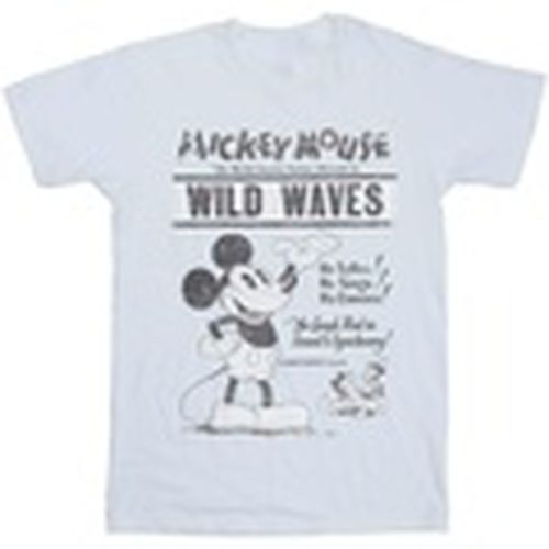 Camiseta manga larga Mickey Mouse Making Waves para mujer - Disney - Modalova