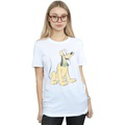 Camiseta manga larga Pluto Sitting para mujer - Disney - Modalova