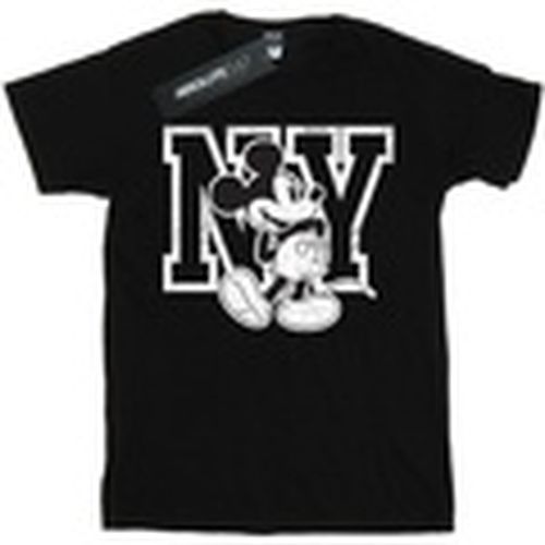 Camiseta manga larga Mickey Mouse NY Kicking para mujer - Disney - Modalova