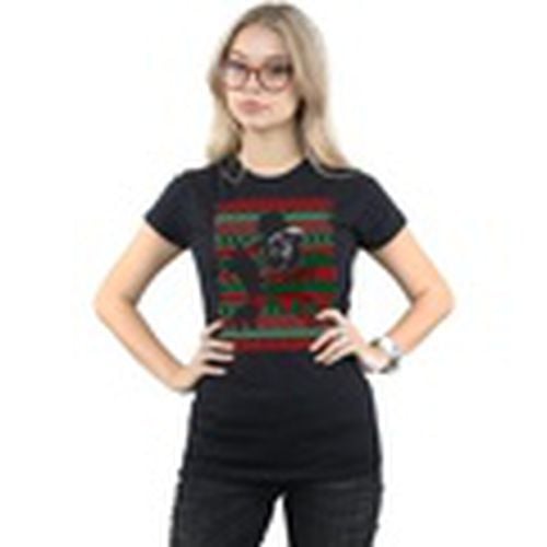 Camiseta manga larga BI36064 para mujer - A Nightmare On Elm Street - Modalova