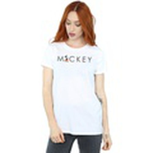 Camiseta manga larga Minnie Mouse Kick Letter para mujer - Disney - Modalova