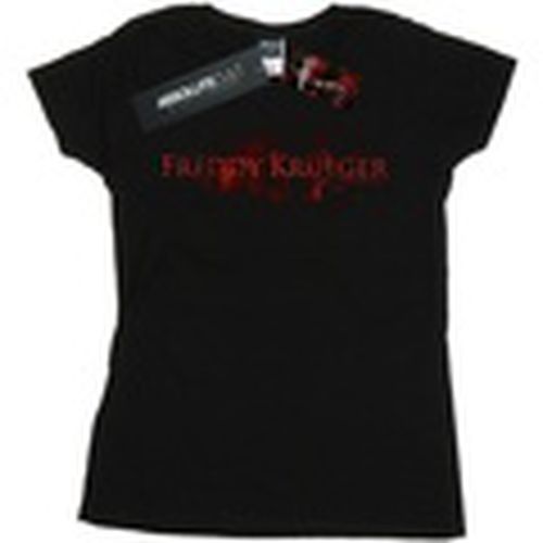 Camiseta manga larga Freddy Nametag para mujer - A Nightmare On Elm Street - Modalova