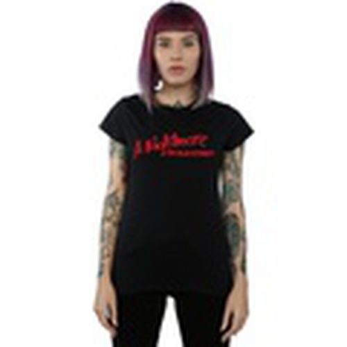 Camiseta manga larga Red Logo para mujer - A Nightmare On Elm Street - Modalova