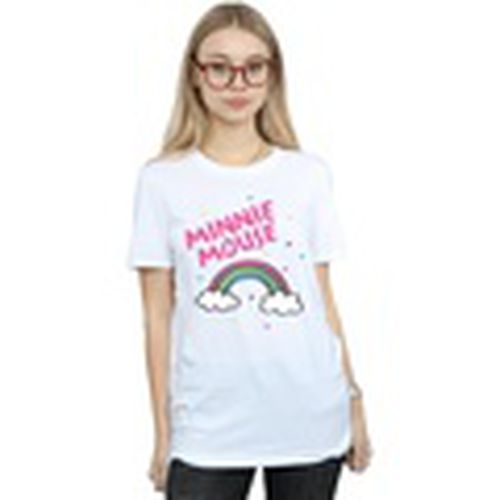 Camiseta manga larga Minnie Mouse Rainbow Dots para mujer - Disney - Modalova