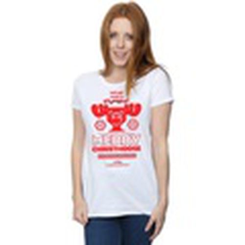 Camiseta manga larga Merry Christmoose para mujer - National Lampoon´s Christmas Va - Modalova