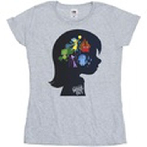 Camiseta manga larga Inside Out Head Silhouette para mujer - Disney - Modalova