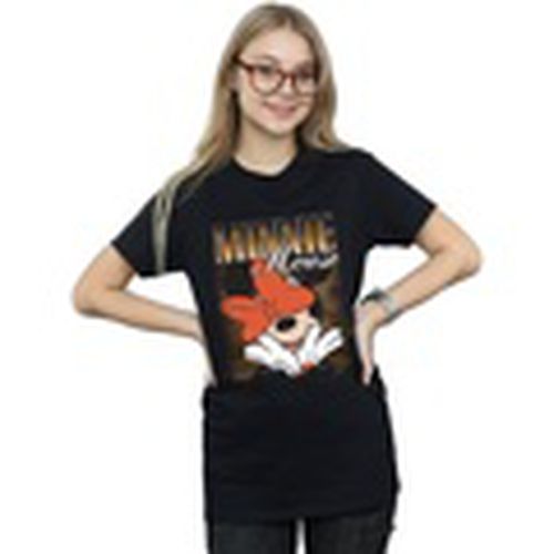 Camiseta manga larga Minnie Mouse Bow Montage para mujer - Disney - Modalova