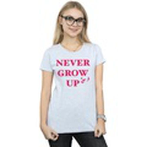 Camiseta manga larga Never Grow Up para mujer - Disney - Modalova